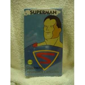Superman Childrens Animated Cartoons VHS (Jungle Drums; Mechanical 
