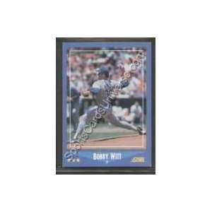  1988 Score Regular #149 Bobby Witt, Texas Rangers Baseball 