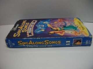 Walt Disney Sing Along Songs   Aladdin: Friends Like Me  VHS cartoon 