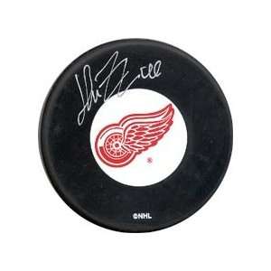Henrik Zetterberg Autographed Hockey Puck