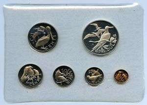 1974 British Virgin Islands 6 Coin Proof Set  