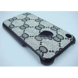 Cool Fashion Black eye Pattern Anti Slip Skin Case for iPhone 3G / 1st 