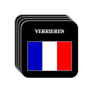  France   VERRIERES Set of 4 Mini Mousepad Coasters 