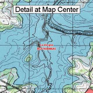   Topographic Quadrangle Map   La Vergne, Tennessee (Folded/Waterproof