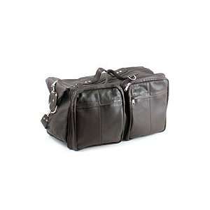  Leather travel bag, Coffee (foldable)