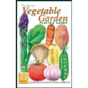  Vegetable Garden Playing Cards: Toys & Games