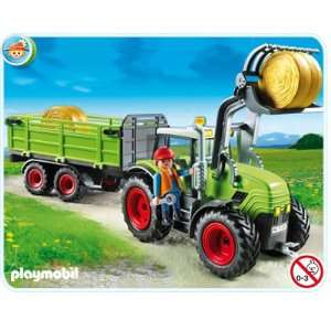  Playmobil   Hay Baler with Trailer Toys & Games