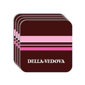  Personal Name Gift   DELLA VEDOVA Set of 4 Mini Mousepad 