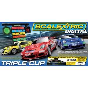     Digital Triple Cup and Pit Lane Game (Slot Cars) Toys & Games