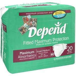  DEPEND FIT BRF MAX PRO MD 4/CS 20EA KIMBERLY CLARK CORP 