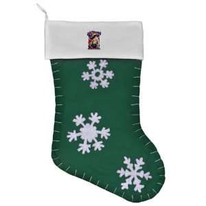 Felt Christmas Stocking Green Dixie Traditions Southern Six Pack On 