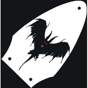  Vampire Bat WH Graphical Gibson Flying V Truss Rod Cover 