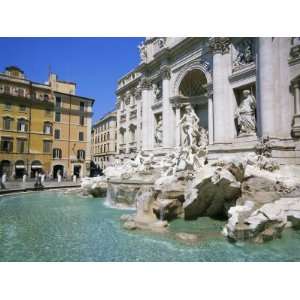 Baroque Style, Trevi Fountain (Fontana Di Trevi), Rome, Lazio, Italy 
