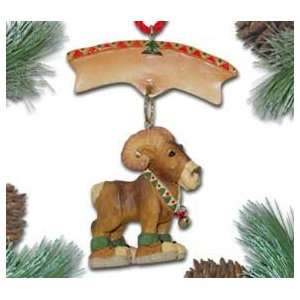  Personalized Bighorn Sheep Christmas Ornament   Jeepers 