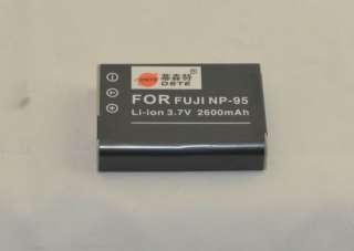 DSTE 2600 mAh NP 95 NP95 Battery For FUJIFILM FUJI FinePix F30 F31fd 