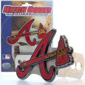MLB Trailer Hitch Cover   Atlanta Braves:  Sports 