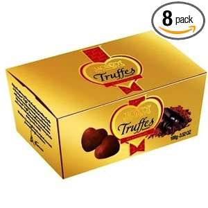 Jacquot Truffle Ballotin, 3.5 Ounce Heart Shaped Boxes (Pack of 8 