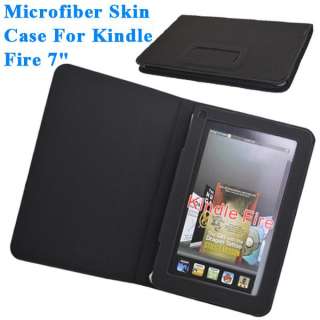   Folio Microfiber Skin Case Cover For  Kindel Fire 7 Tablet 6765