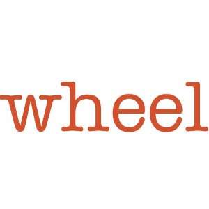  wheel Giant Word Wall Sticker