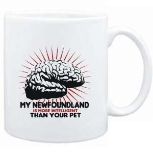 Mug White  MY Newfoundland IS MORE INTELLIGENT THAN YOUR PET !  Dogs