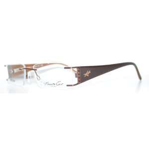   KENNETH COLE KC106 BROWN New Rimless Eyeglass Frame 