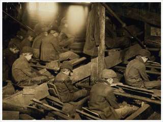 1911 EWEN BREAKER BOYS CHILD LABOR COAL MINE PHOTO #2  