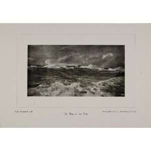  1911 Print Ocean Sea Tide Waves Breakers F. J. Mortimer 