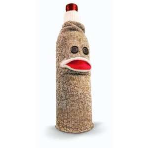  Sock Monkey Wine Bottle Cozy