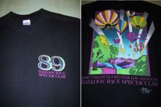 vintage 1989 Valencia Balloon Race LARGE T SHIRT vtg  