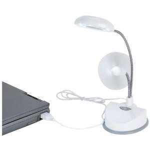  USB POWERED LED LAMP & FAN: Electronics