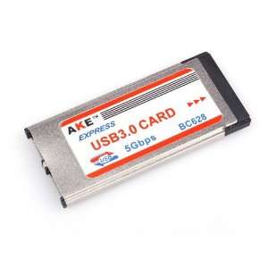  Express Card Expresscard to USB 3.0 2 Port Adapter 