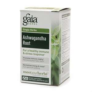  Gaia Herbs Ashwagandha Root, Vegetarian Liquid Phyto Caps 