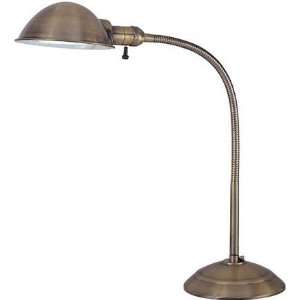  Energy Saving Table Desk Lamp   Urbano Antique Brass