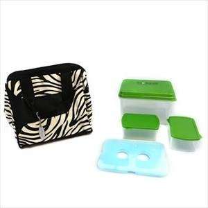  Fit And Fresh Downtown Insulated Lunch Kit Zebra Freezer 