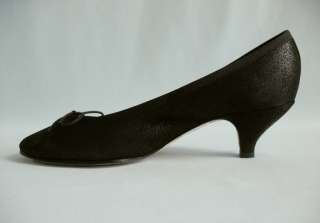 Repetto Black Giselle Ballet Pumps Shoes Sz 38 7 NIB  
