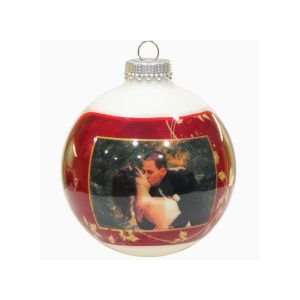  Red Elegant Christmas Ornament 