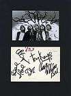 Molly Hatchet Rock Band autographs, signed album page  