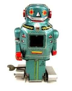 SY Mark 50s Japanese Mechanical SPACEMAN Robot Tin Toy  