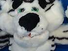   MUSCLES WHITE ALBINO TIGER ANGRY PLUSH STUFFED ANIMAL TOY WILDCAT