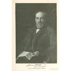  1904 Print Historian Hermann Von Holst 