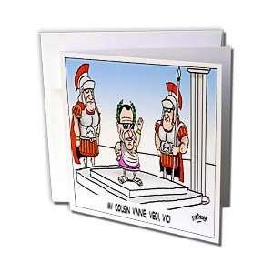  Funny Society Cartoons   My Cousin Vinnie Vedi Vici   Greeting Cards 