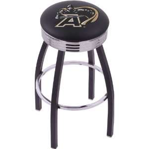 United States Military Academy Steel Stool with 2.5 Ribbed Ring Logo 