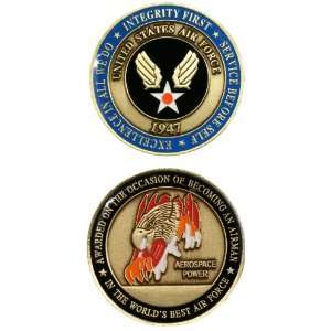  United States Air Force New Airman Challenge Coin 