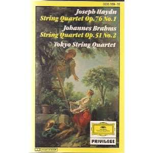 Haydn   String Quartet Op. 76 No. 1, Brahms   String Quartet Op. 51 No 