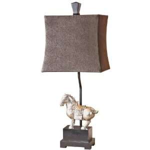   Collection Horace Buffet Lamp 29hx9w Silver