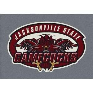 Jacksonville State Gamecocks 2 8 x 3 10 Team Spirit Area Rug (Gray 