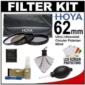  Hoya 62mm 3 Piece Digital Filter Set (HMC UV Ultraviolet 