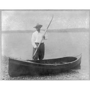  President Theodore Roosevelt,rowboat,holding oar,social 