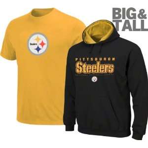   Steelers Big & Tall Huddle Up Hood/Tee Combo Pack