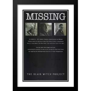 The Blair Witch Project 32x45 Framed and Double Matted Movie Poster 